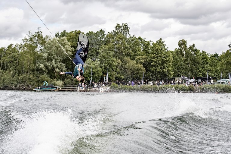 Charlie Lloyd at the 2022 Malibu Boats UK Wakeboard And Wakesurf Nationals